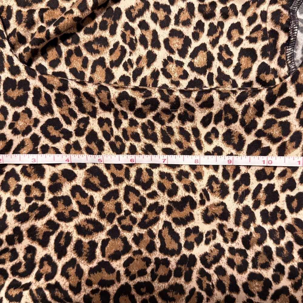 Leopard print crop shirt - Picture 4 of 5